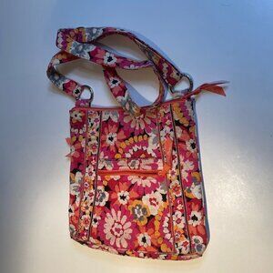 Vera Bradley Pink flower  Medium size bag